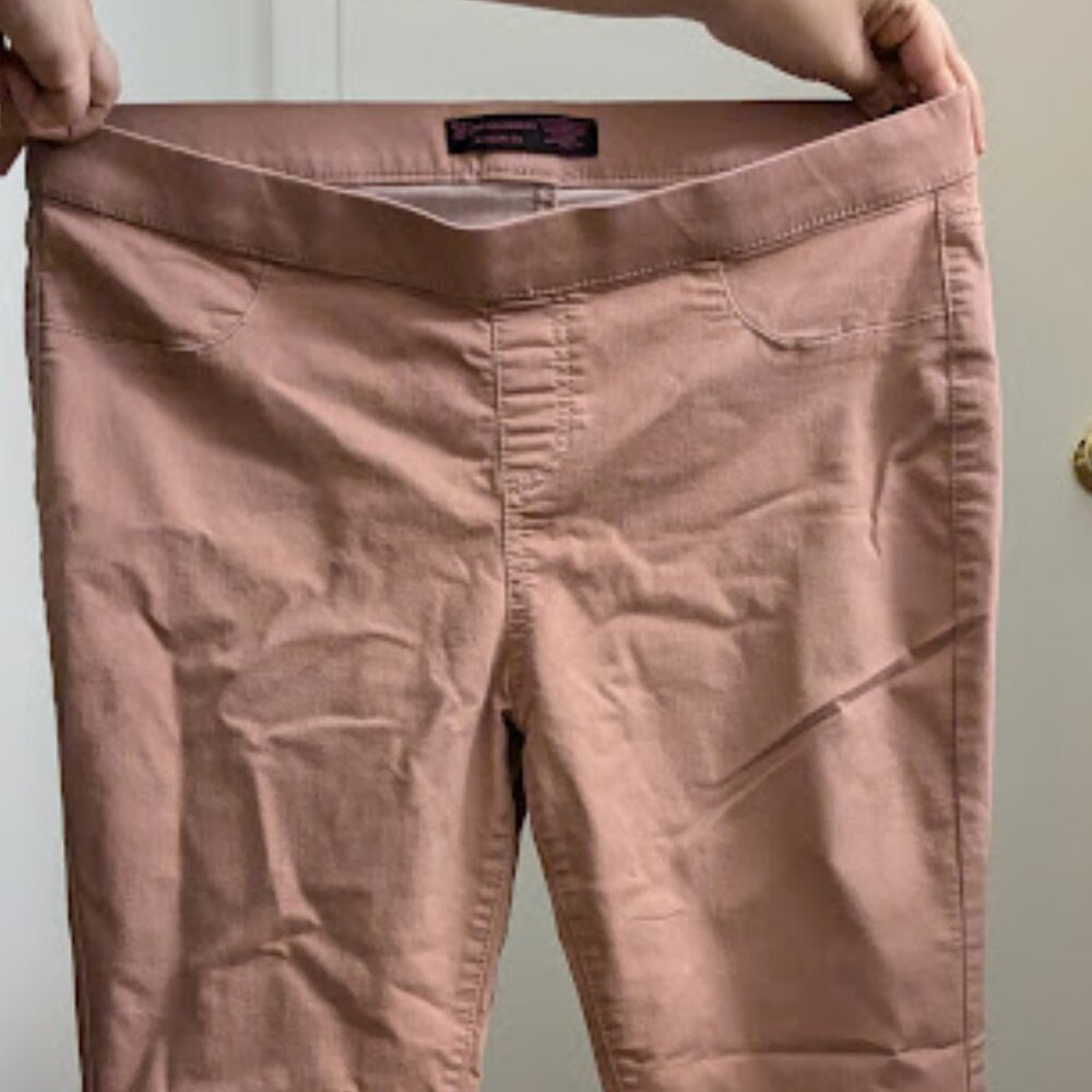 Blush-Colored Casual Pants | No Boundaries | Size XL